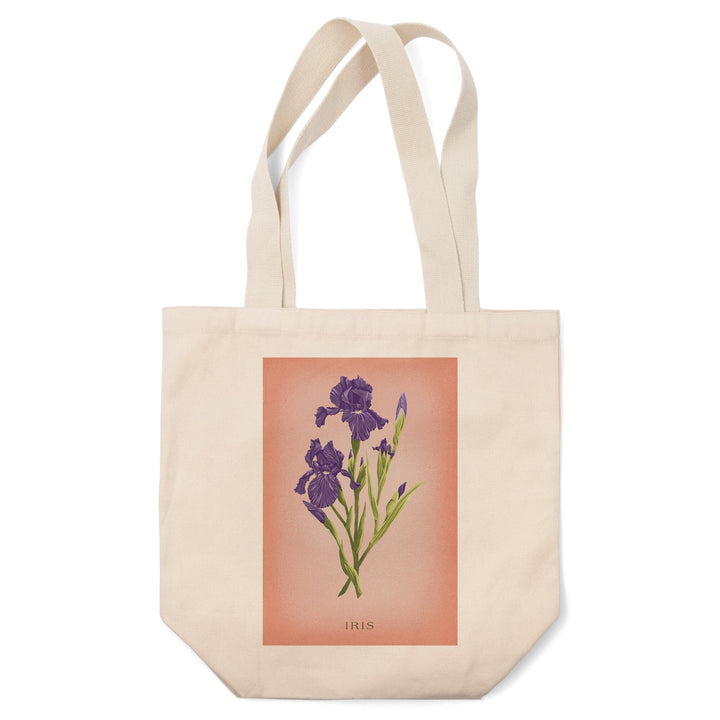 Vintage Flora, Iris, Tote Bag Totes Lantern Press 