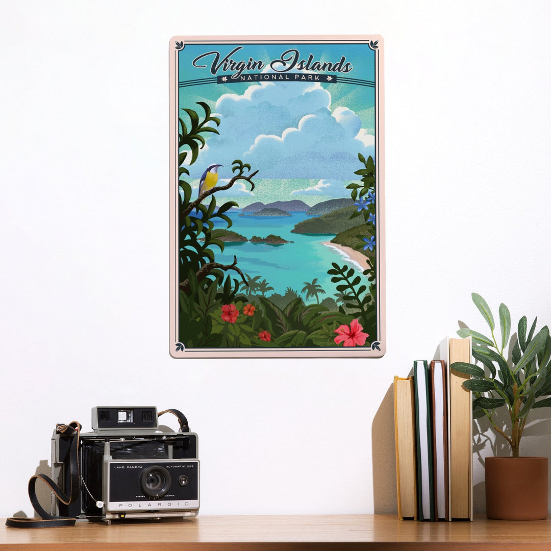 Virgin Islands National Park, Lithograph, Metal Signs Metal Lantern Press 