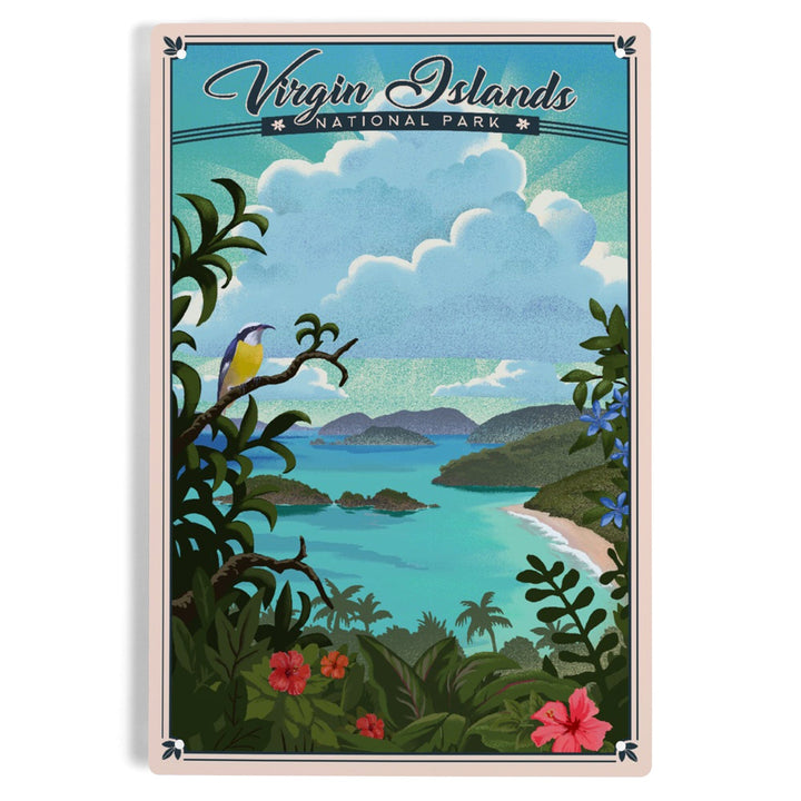 Virgin Islands National Park, Lithograph, Metal Signs Metal Lantern Press 