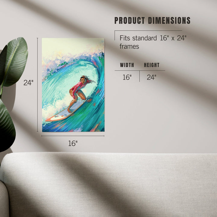 Vitamin Sea, Coastal Series, Surfer Girl,, Art & Giclee Prints Art Lantern Press 