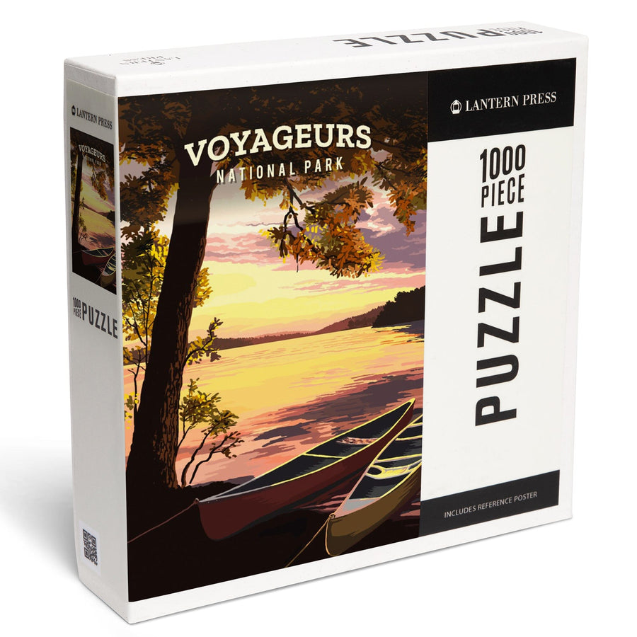 Voyageurs National Park, Minnesota, Painterly National Park Series, Jigsaw Puzzle Puzzle Lantern Press 