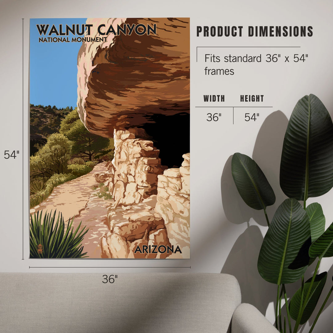 Walnut Canyon National Monument, Arizona, Art & Giclee Prints Art Lantern Press 