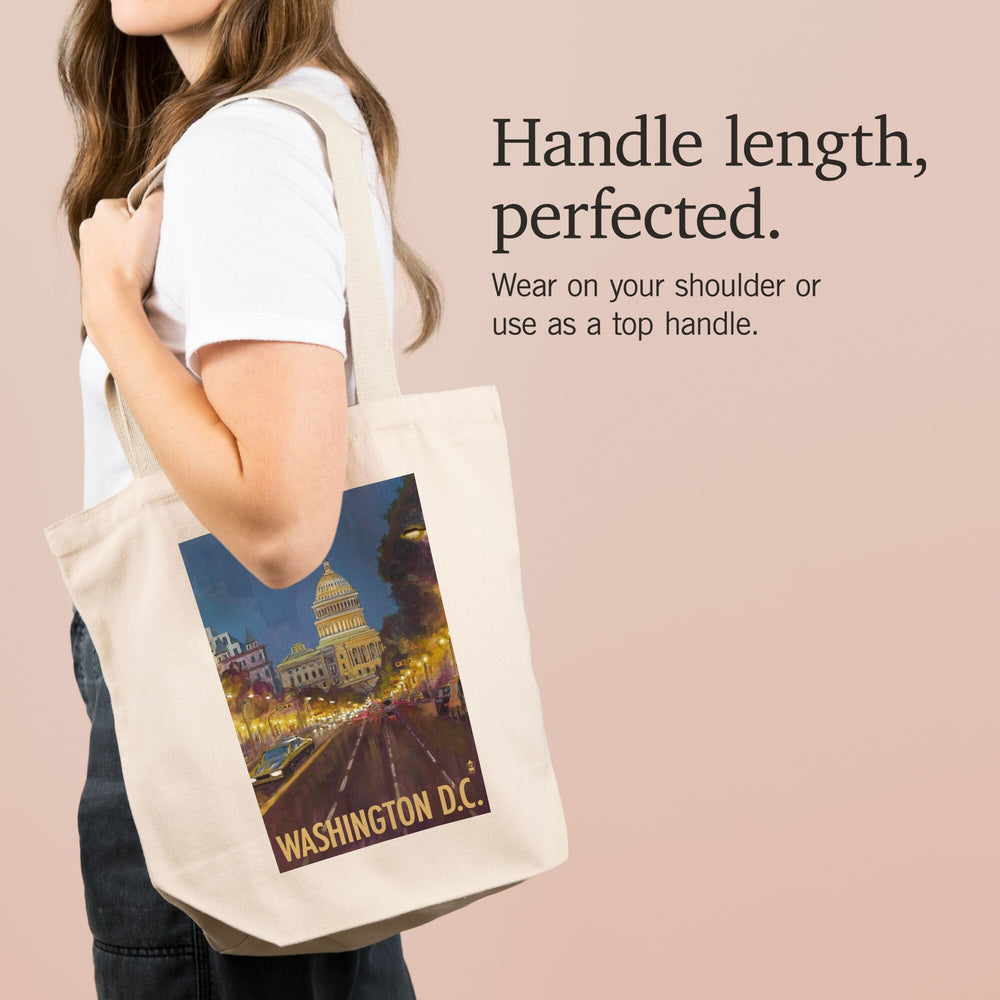 Washington DC, Capitol Building, Tote Bag Totes Lantern Press 