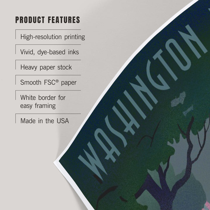 Washington, DC, Nation's Capitol, Lithograph, Art & Giclee Prints Art Lantern Press 