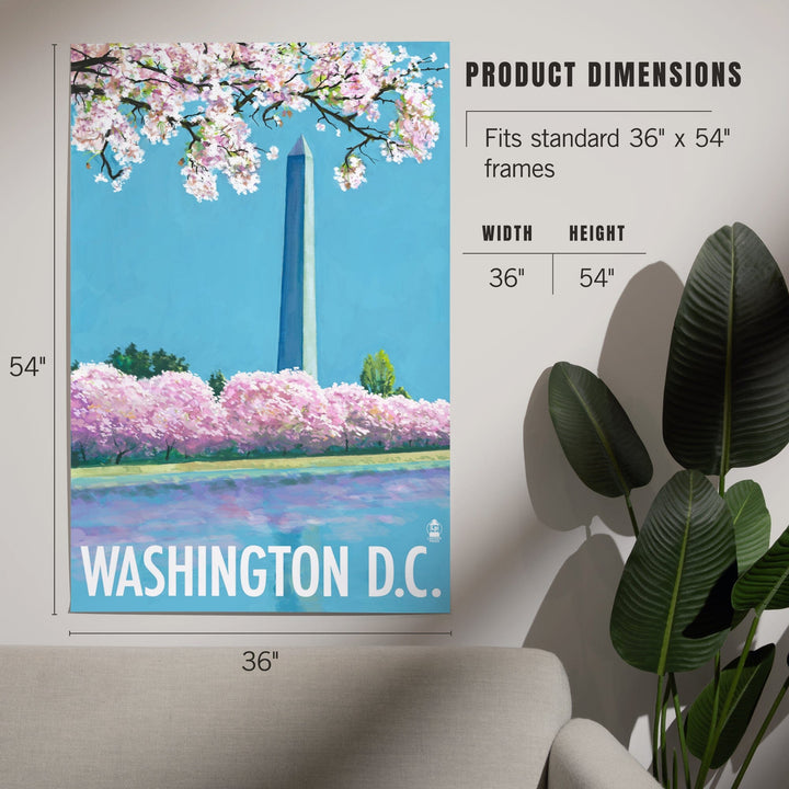 Washington DC, Washington Monument, Art & Giclee Prints Art Lantern Press 