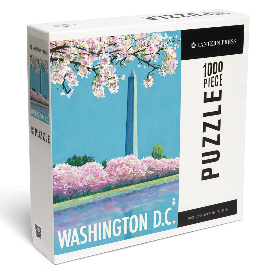 Washington DC, Washington Monument, Jigsaw Puzzle Puzzle Lantern Press 