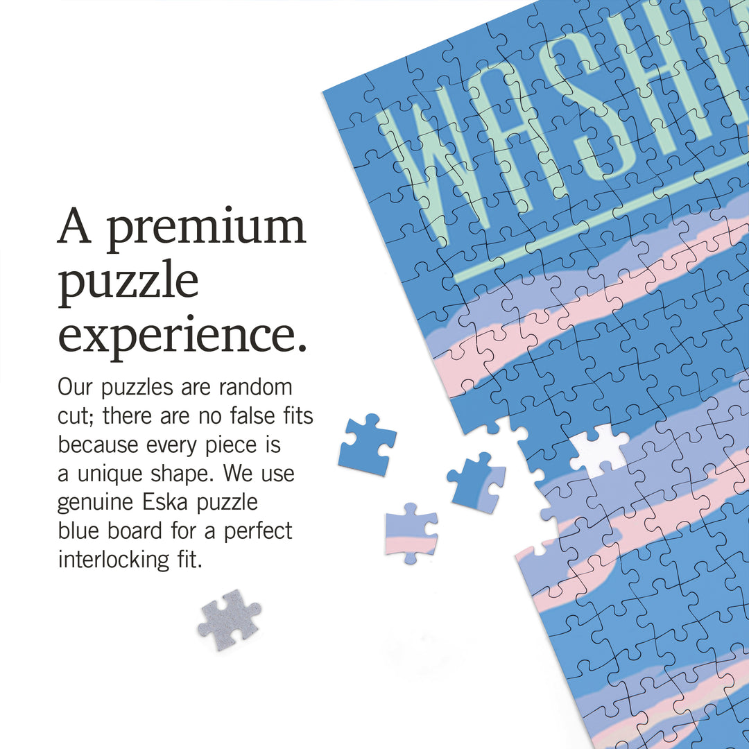 Washington, DC, Washington Monument Scene, Jigsaw Puzzle Puzzle Lantern Press 