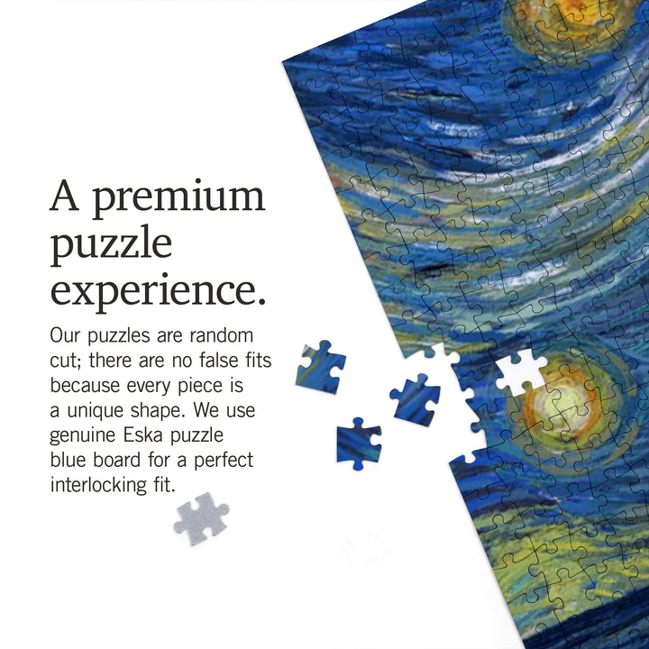 Watkins Glen State Park, New York, Starry Night, Jigsaw Puzzle Puzzle Lantern Press 