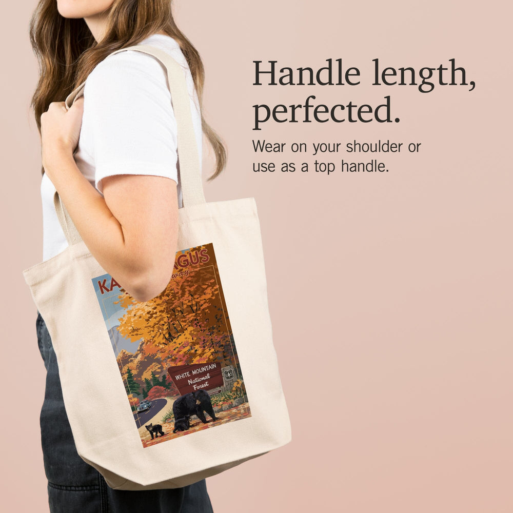 White Mountain National Forest, New Hampshire, Kancamagus Scenic Byway, Tote Bag Totes Lantern Press 