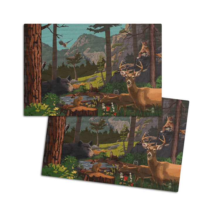 Wildlife Utopia, Wood Signs and Postcards Wood Lantern Press 4x6 Wood Postcard Set 