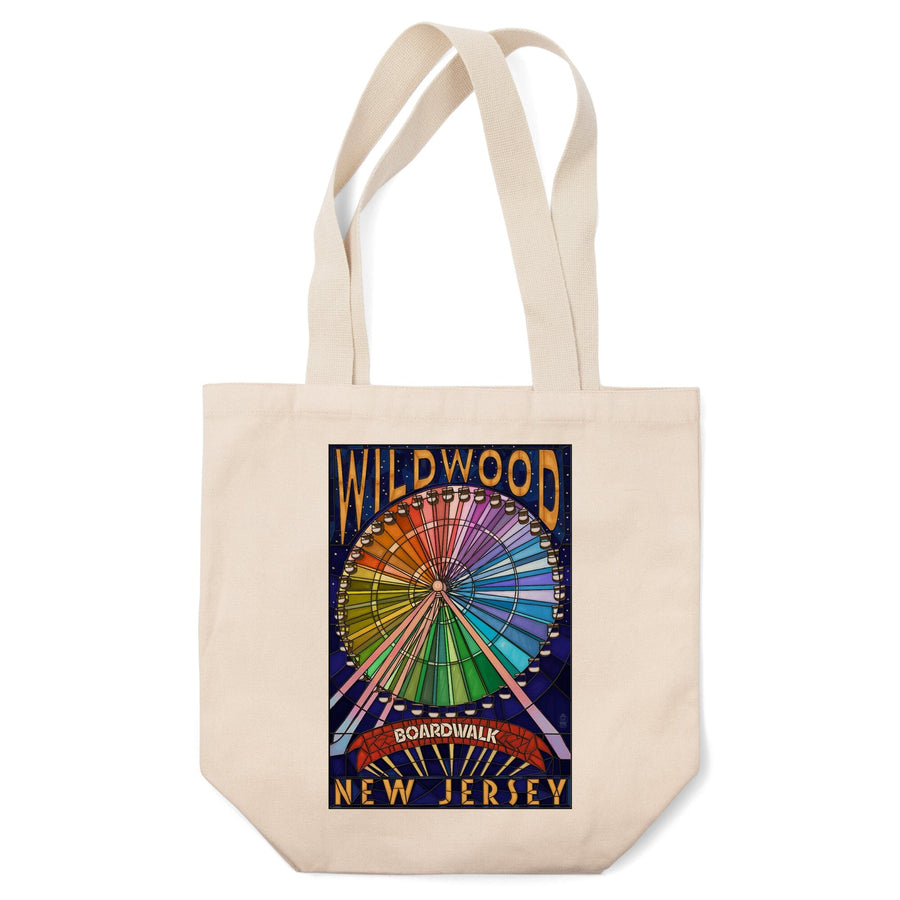 Wildwood, New Jersey, Boardwalk Ferris Wheel, Tote Bag Totes Lantern Press 