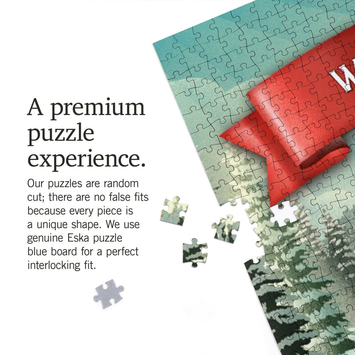 Wisconsin, Holiday Tradition, Jigsaw Puzzle Puzzle Lantern Press 