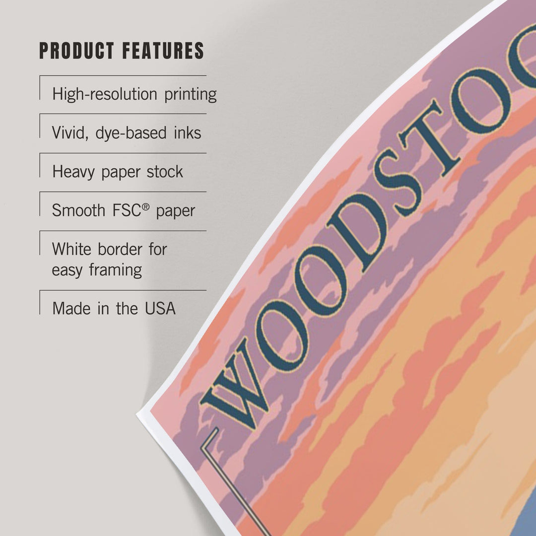 Woodstock, Virginia, Bear and Spring Flowers, Art & Giclee Prints Art Lantern Press 