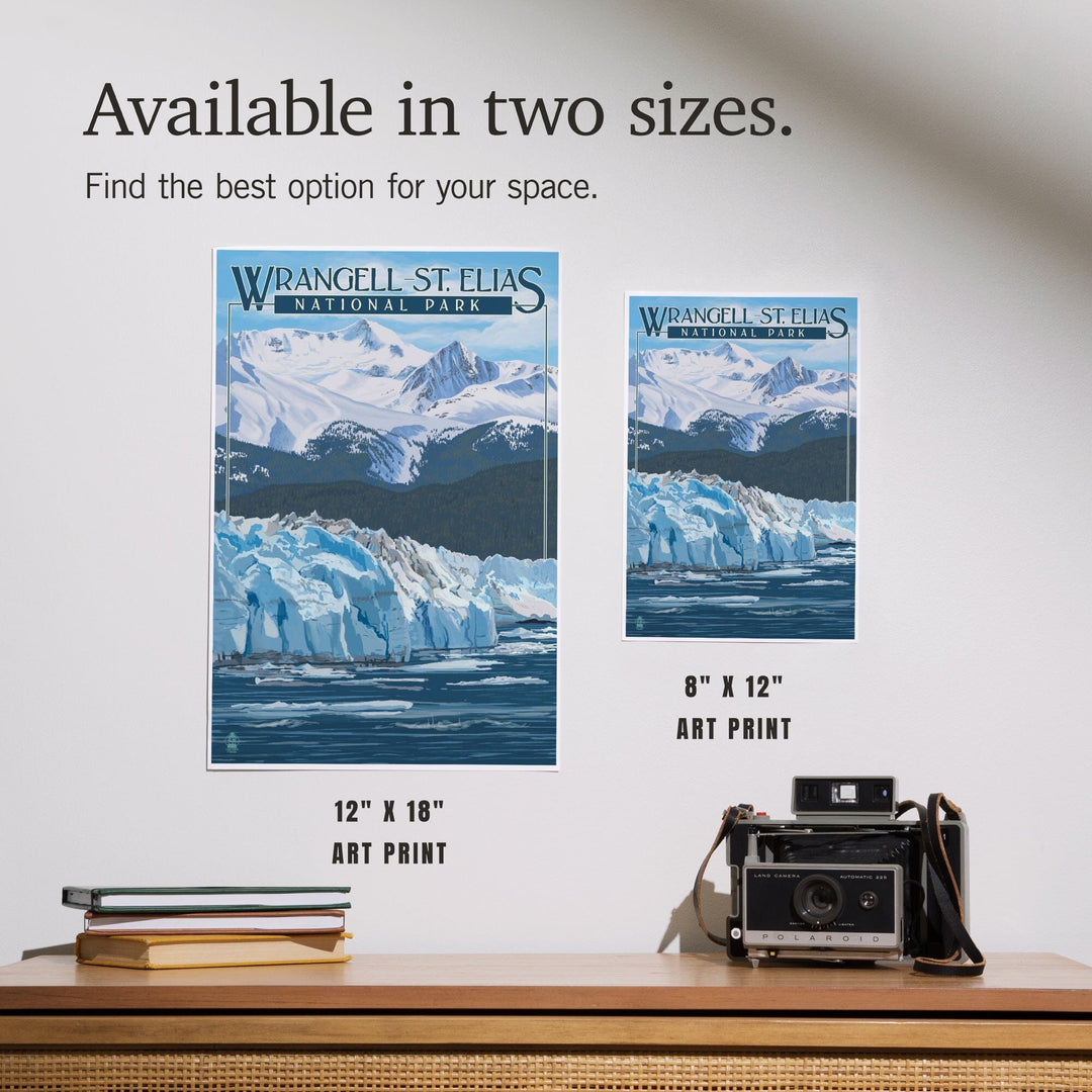 Wrangell, St. Elias National Park, Alaska, Glacier, Art & Giclee Prints Art Lantern Press 