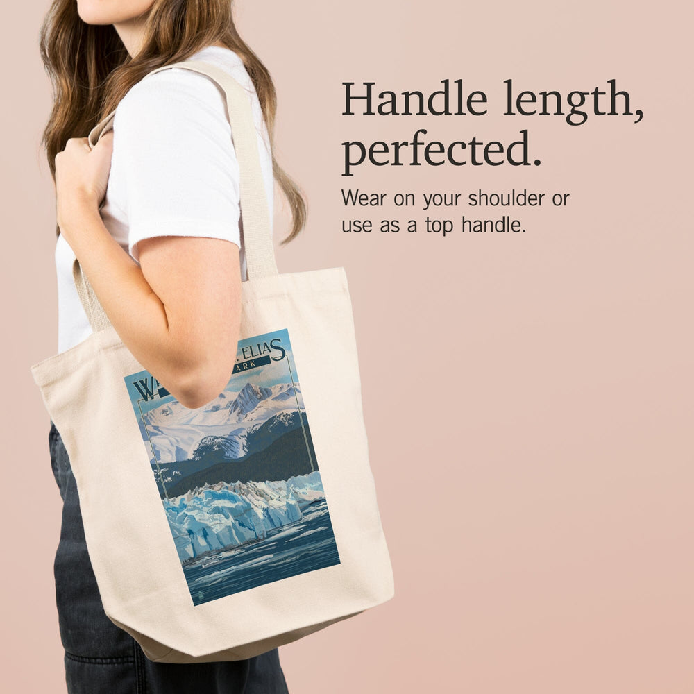 Wrangell, St. Elias National Park, Alaska, Glacier, Tote Bag Totes Lantern Press 