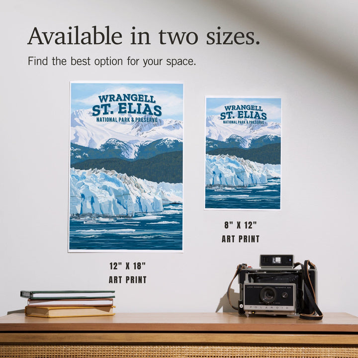 Wrangell-St. Elias National Park and Preserve, Alaska, Painterly National Park Series, Art & Giclee Prints Art Lantern Press 