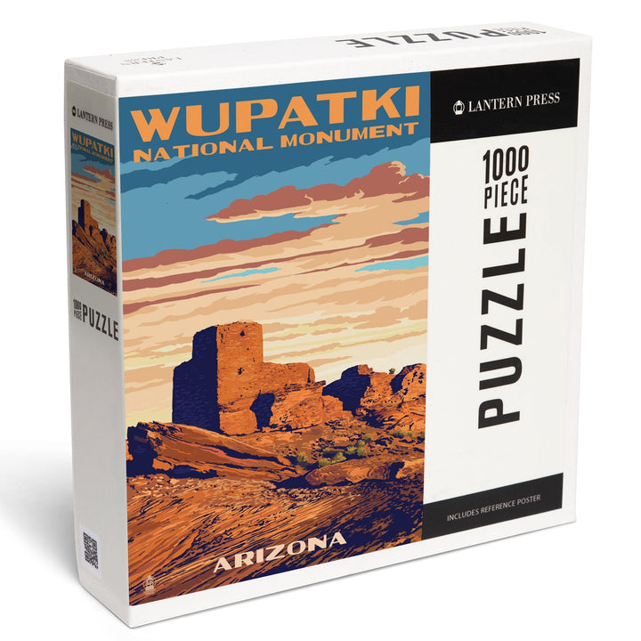 Wupatki National Monument, Arizona, Jigsaw Puzzle Puzzle Lantern Press 