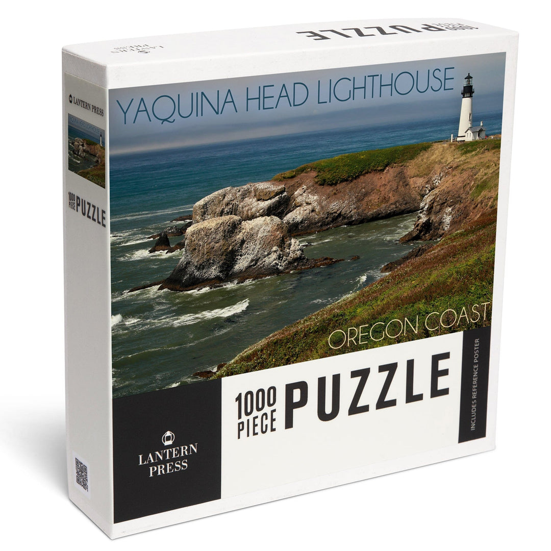 Yaquina Head Lighthouse, Oregon Coast, Jigsaw Puzzle Puzzle Lantern Press 