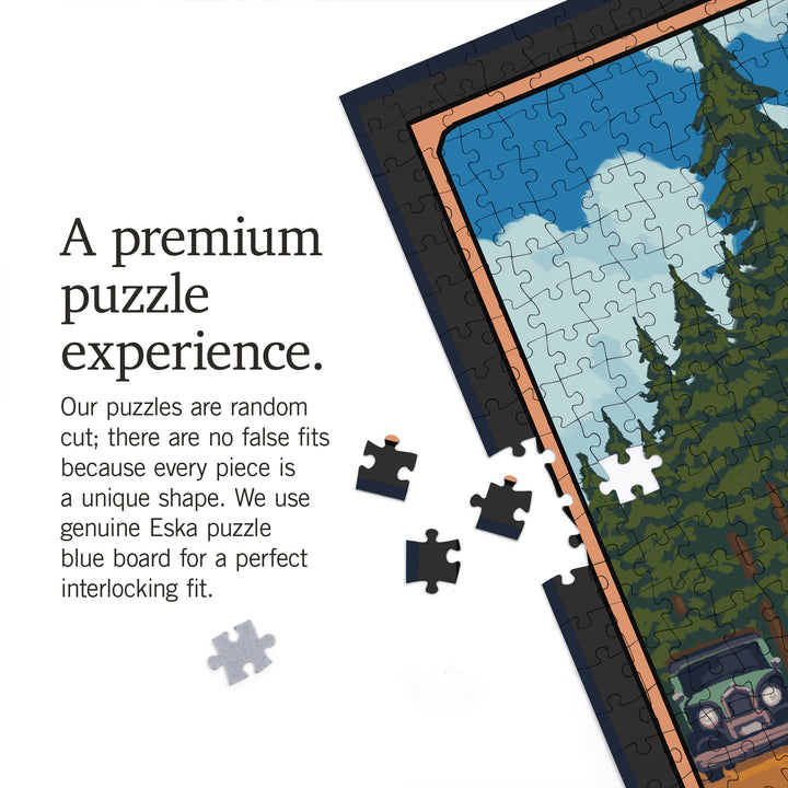 Yellowstone National Park, Wyoming, Don't Feed The Bears, Jigsaw Puzzle Puzzle Lantern Press 