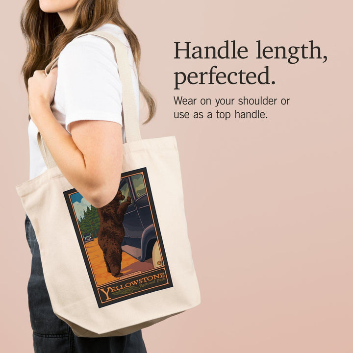 Yellowstone National Park, Wyoming, Don't Feed The Bears, Tote Bag Totes Lantern Press 