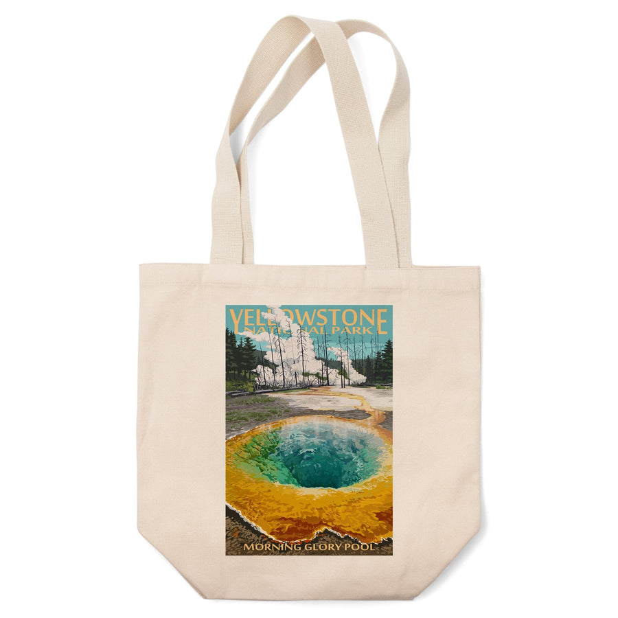 Yellowstone National Park, Wyoming, Morning Glory Pool, Tote Bag Totes Lantern Press 