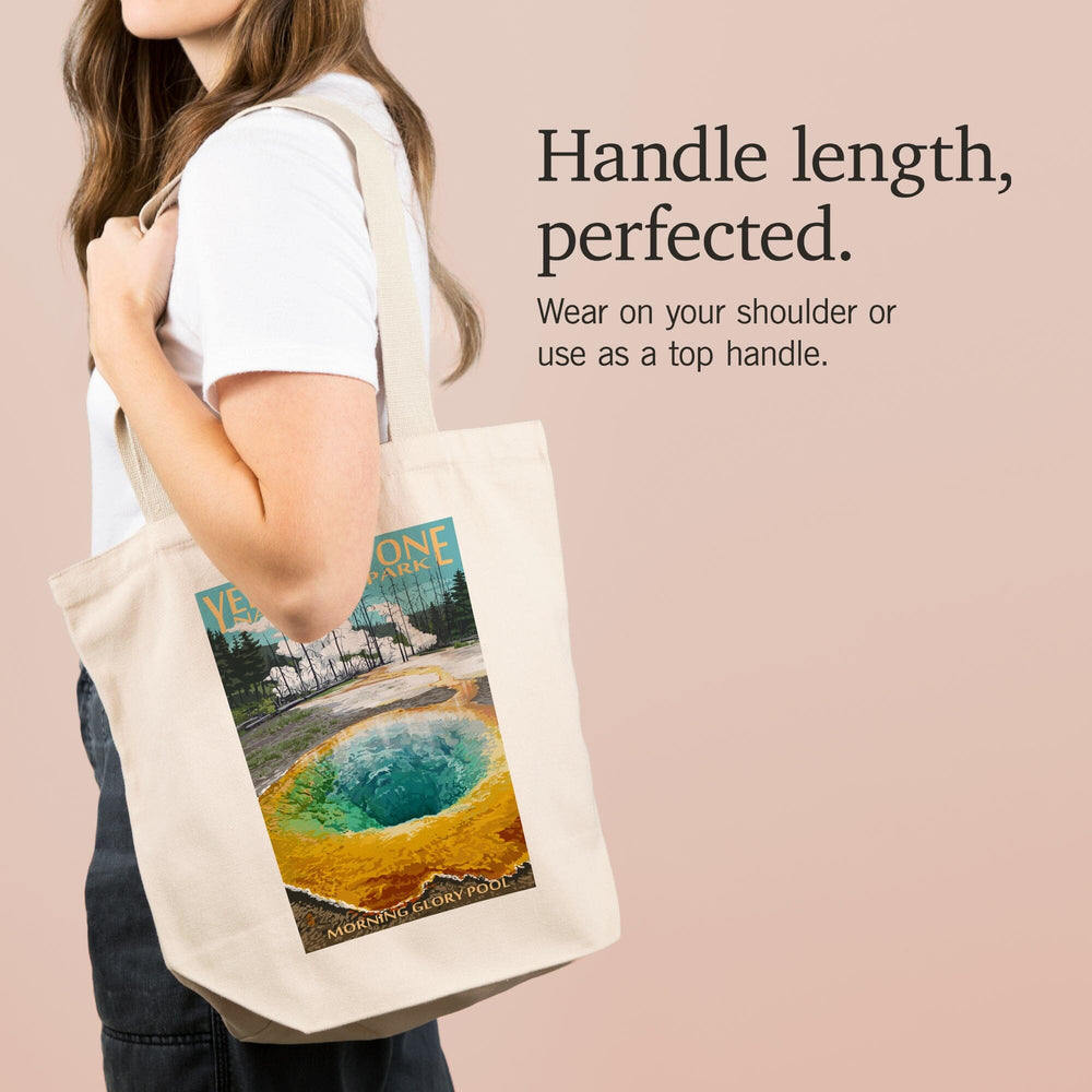 Yellowstone National Park, Wyoming, Morning Glory Pool, Tote Bag Totes Lantern Press 