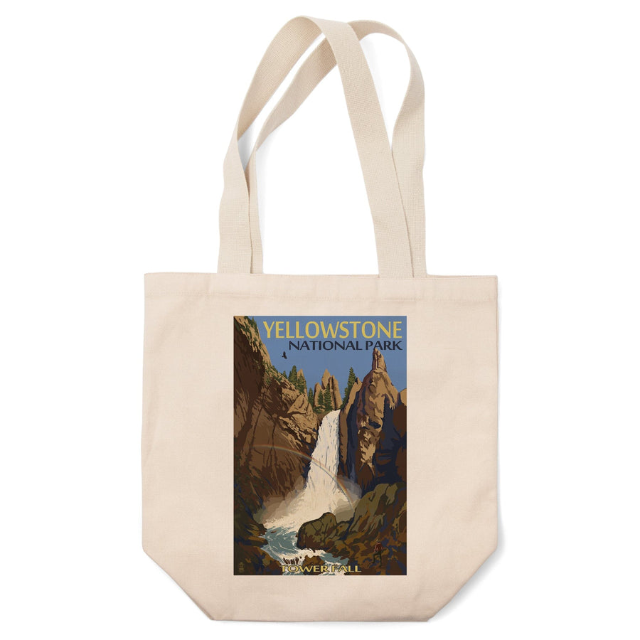 Yellowstone National Park, Wyoming, Tower Fall, Tote Bag Totes Lantern Press 