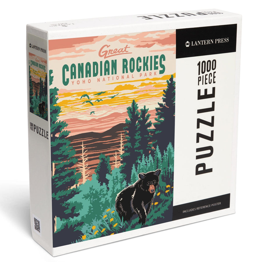Yoho National Park, Canadian Rockies, Explorer Series, Bear, Jigsaw Puzzle Puzzle Lantern Press 