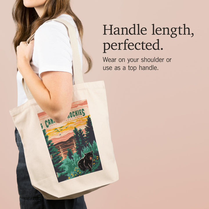 Yoho National Park, Canadian Rockies, Explorer Series, Bear, Tote Bag Totes Lantern Press 