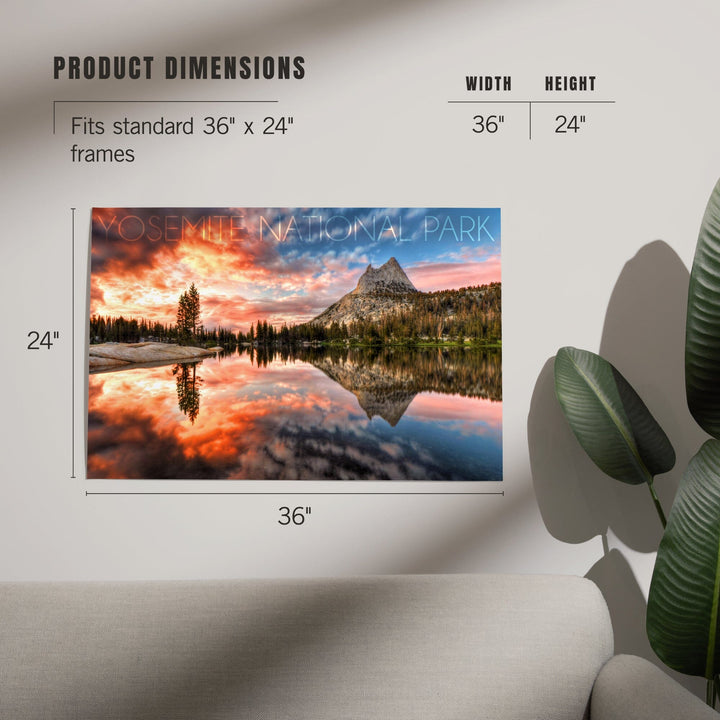 Yosemite National Park, California, Cathedral Lake, Art & Giclee Prints Art Lantern Press 