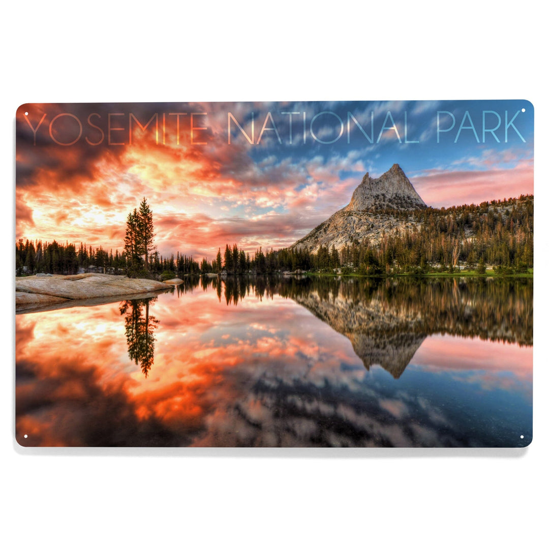 Yosemite National Park, California, Cathedral Lake, Metal Signs Metal Lantern Press 