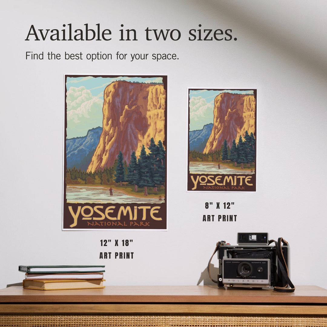 Yosemite National Park, California, El Capitan, Art & Giclee Prints Art Lantern Press 