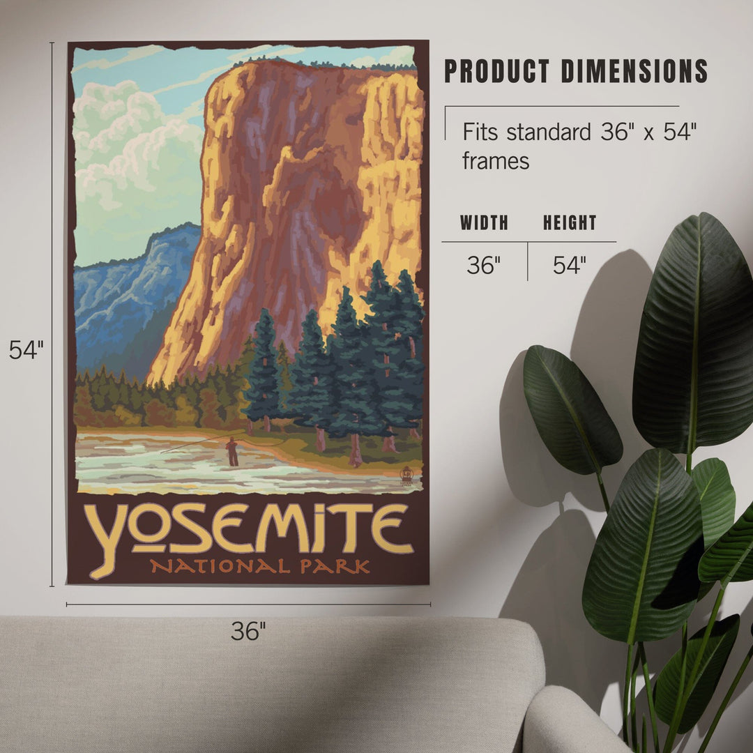 Yosemite National Park, California, El Capitan, Art & Giclee Prints Art Lantern Press 