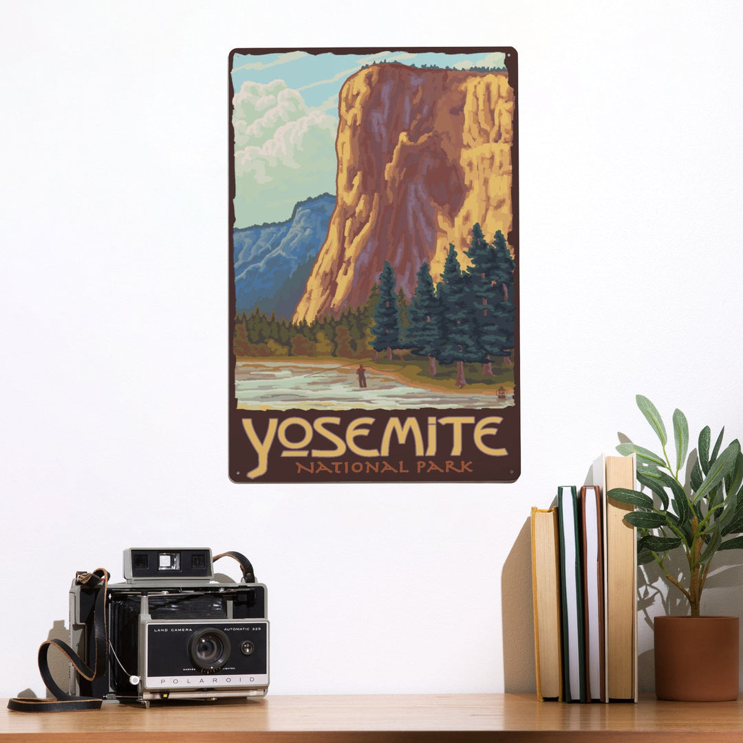 Yosemite National Park, California, El Capitan, Metal Signs Metal Lantern Press 