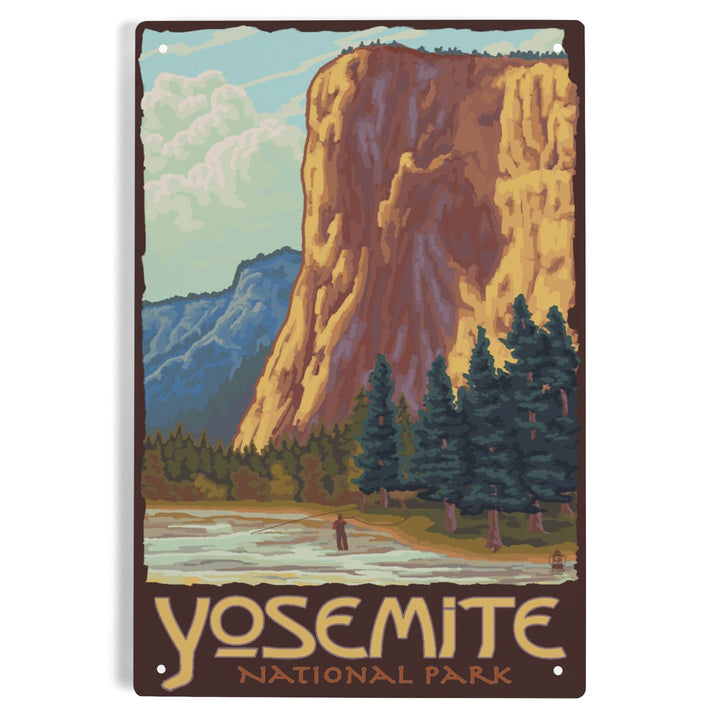 Yosemite National Park, California, El Capitan, Metal Signs Metal Lantern Press 