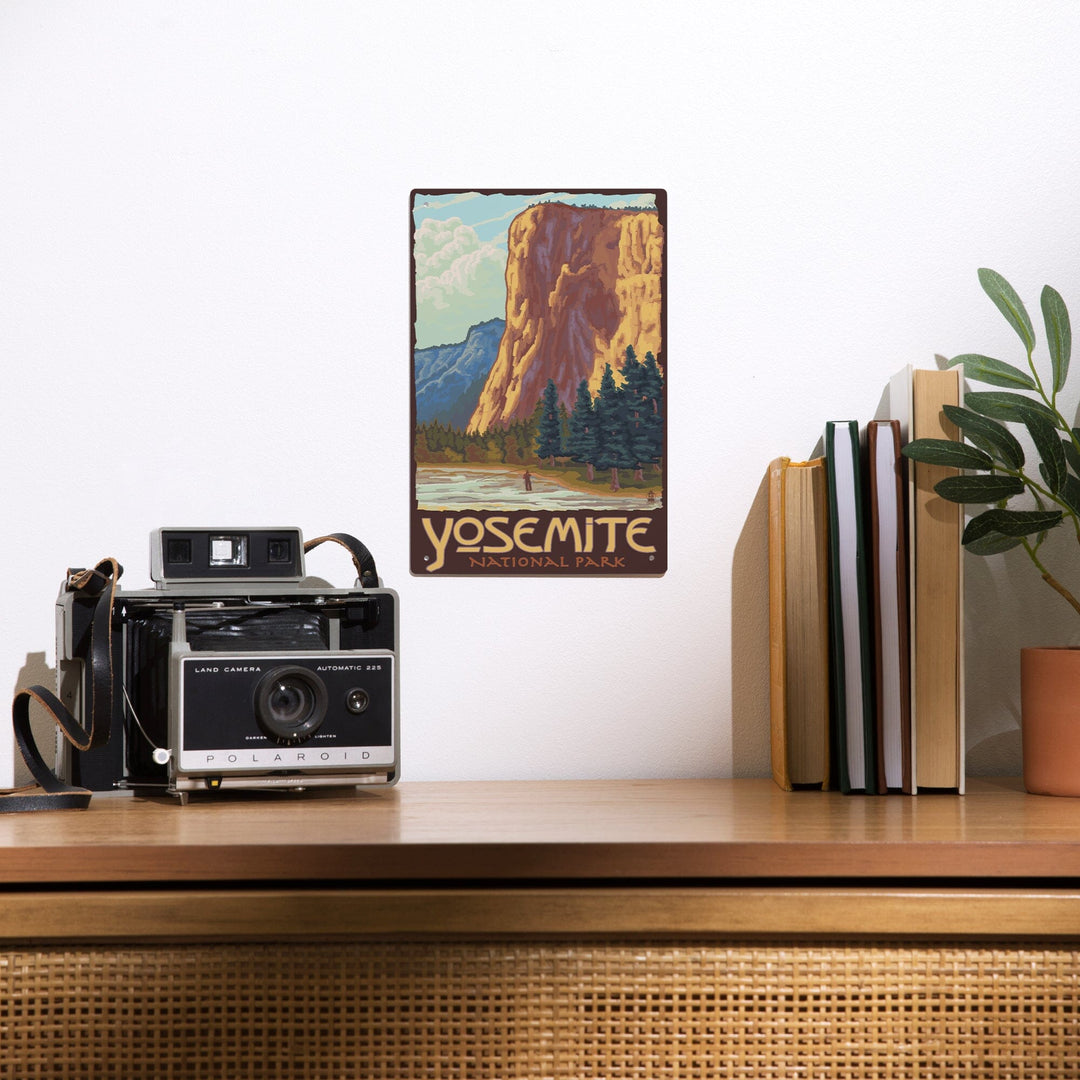 Yosemite National Park, California, El Capitan, Metal Signs Metal Lantern Press 