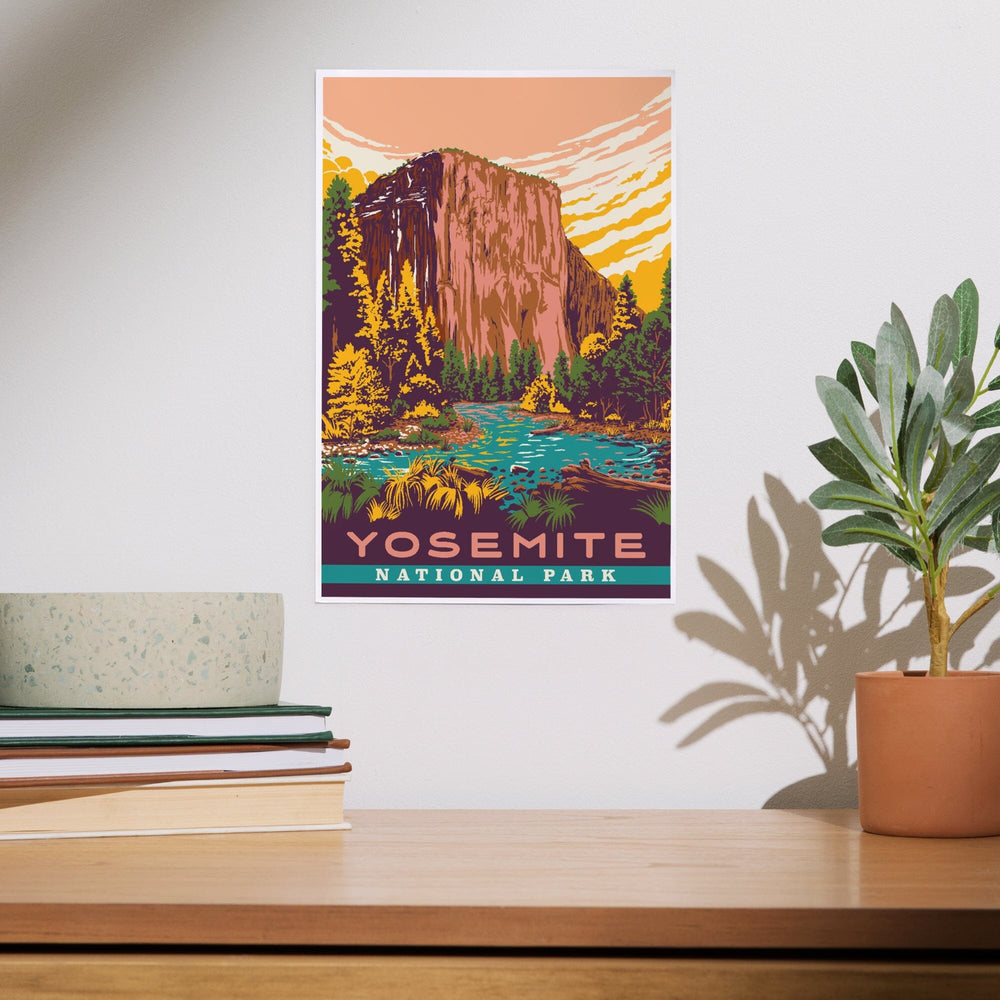 Yosemite National Park, California, Explorer Series, Art & Giclee Prints Art Lantern Press 