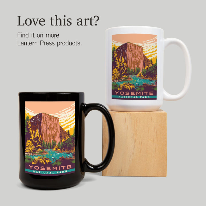 Yosemite National Park, California, Explorer Series, Ceramic Mug Mugs Lantern Press 