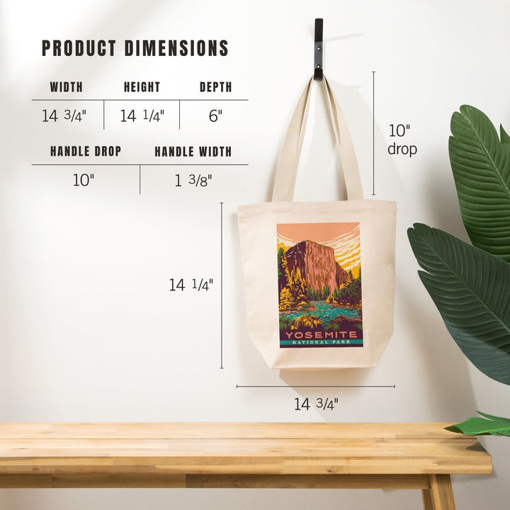 Yosemite National Park, California, Explorer Series, Tote Bag Totes Lantern Press 
