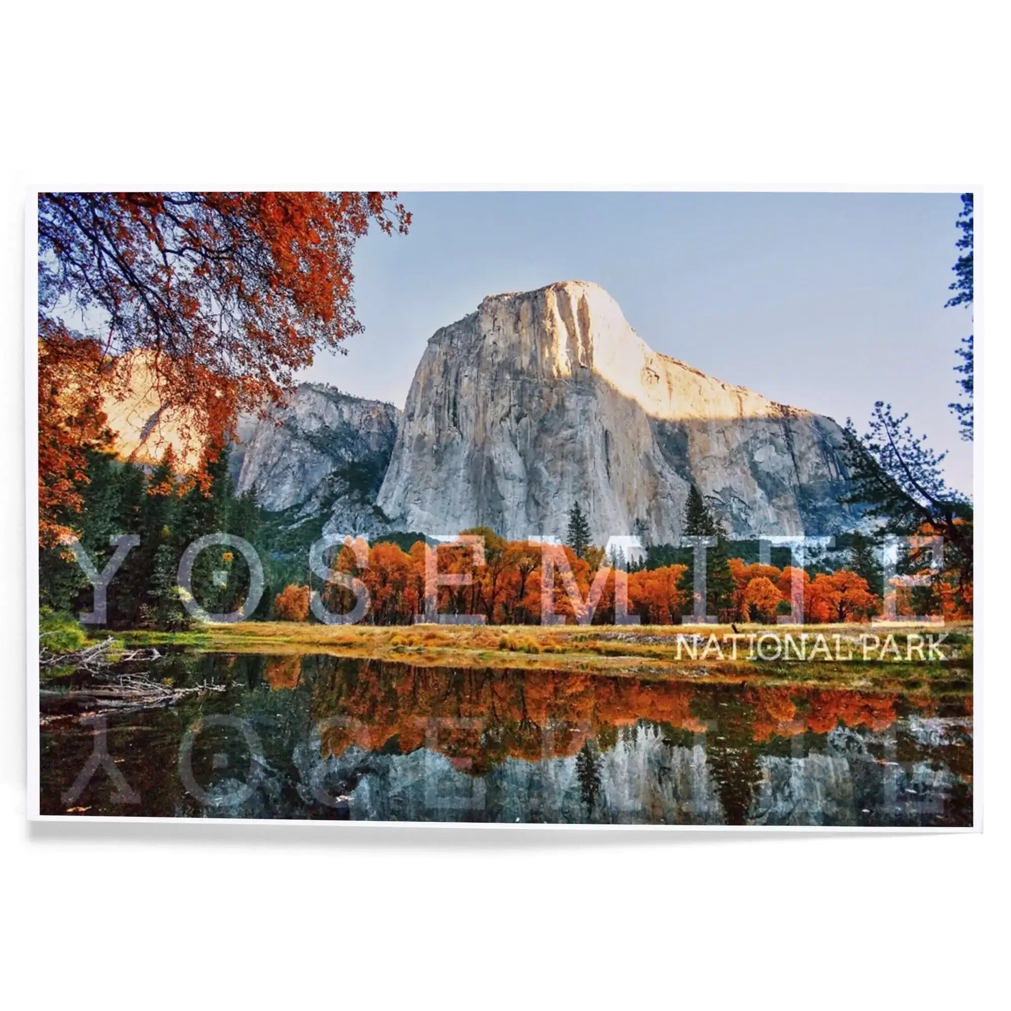 Yosemite National Park, California, Fall Colors and Reflection art