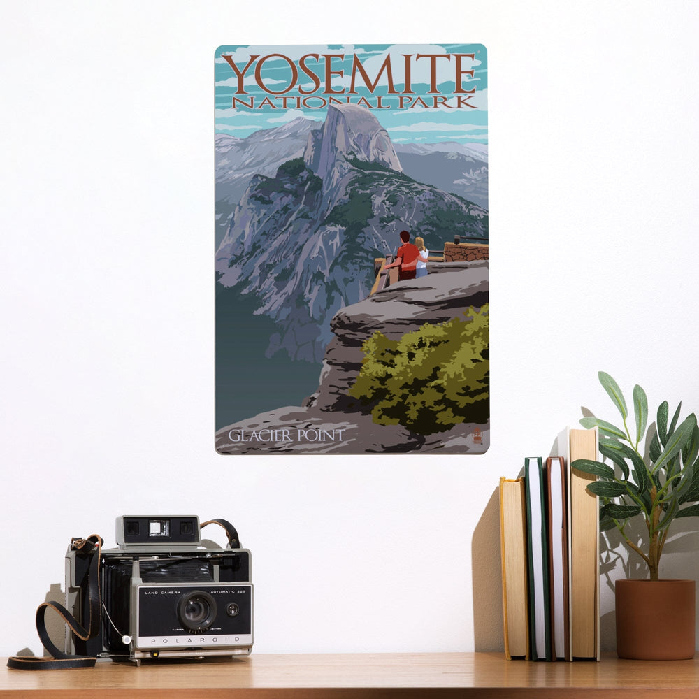 Yosemite National Park, California, Glacier Point and Half Dome, Metal Signs Metal Lantern Press 