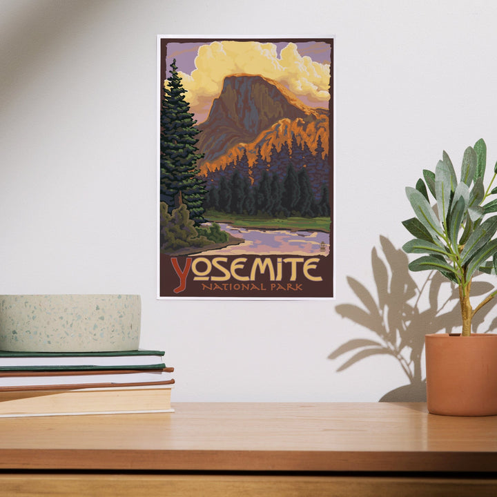 Yosemite National Park, California, Half Dome, Art & Giclee Prints Art Lantern Press 