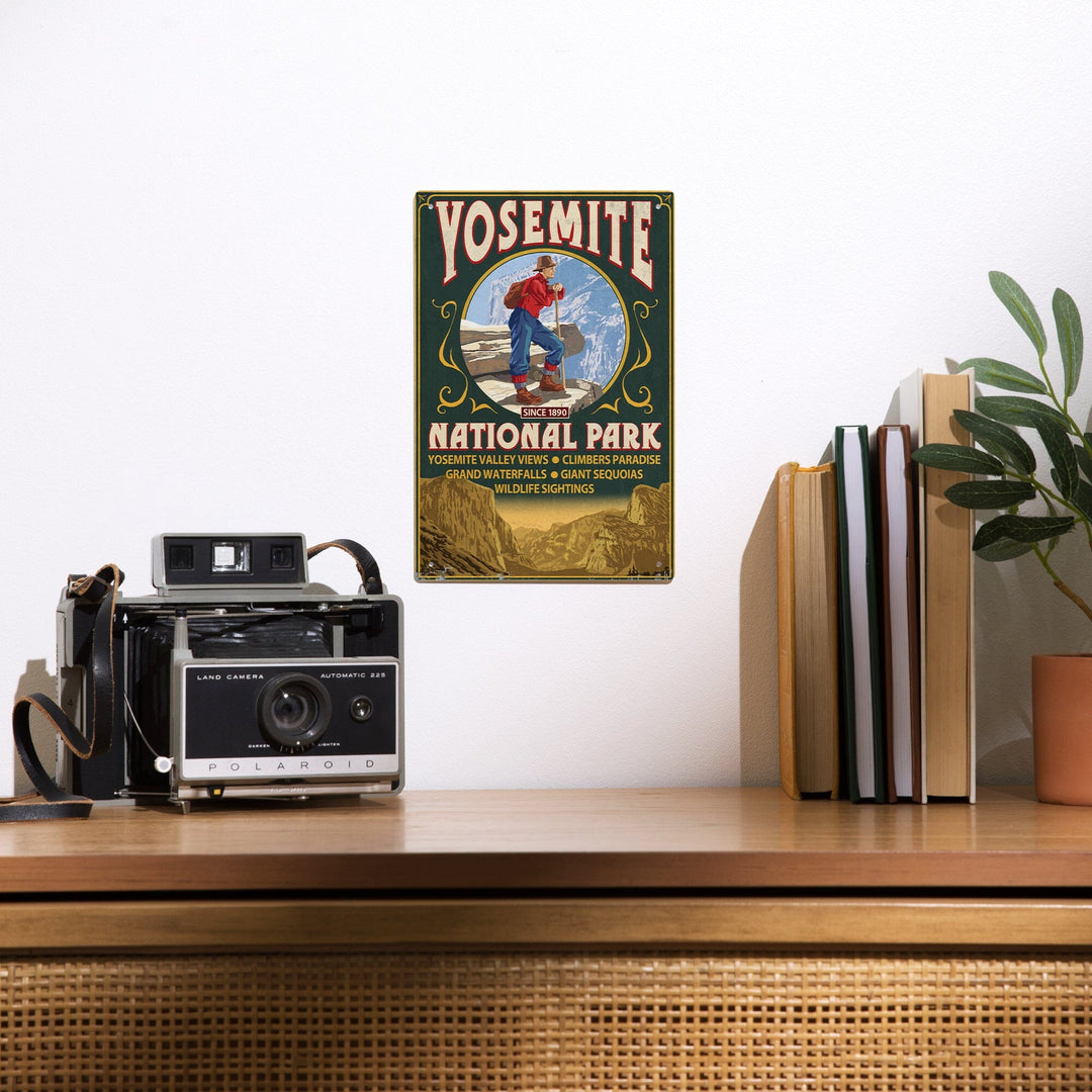 Yosemite National Park, California, Half Dome Vintage Sign, Metal Signs Metal Lantern Press 