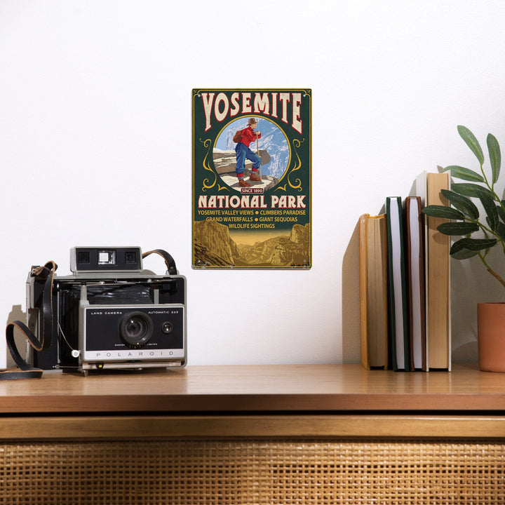 Yosemite National Park, California, Half Dome Vintage Sign, Metal Signs Metal Lantern Press 