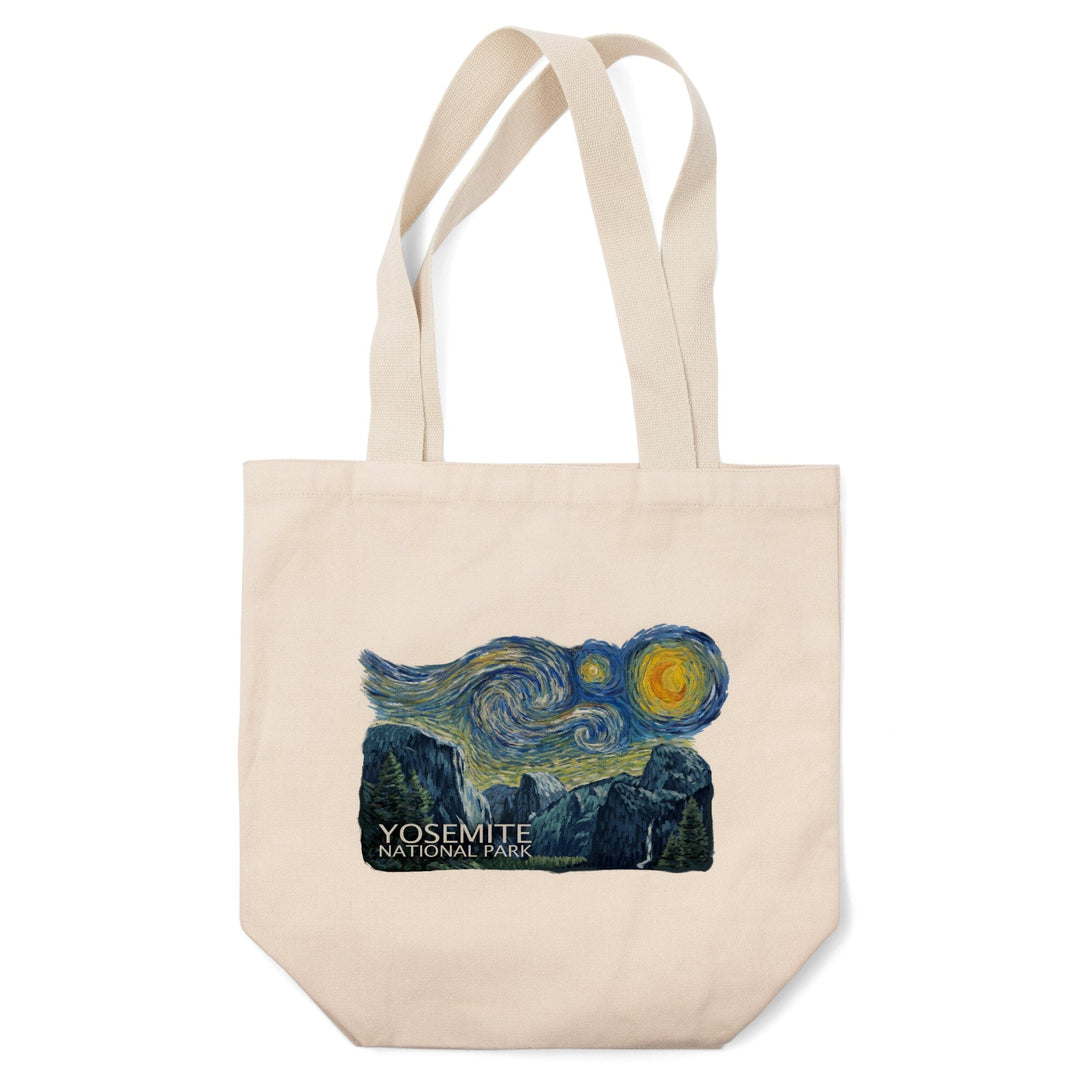 Yosemite National Park, California, Starry Night National Park Series,, Tote Bag Totes Lantern Press 
