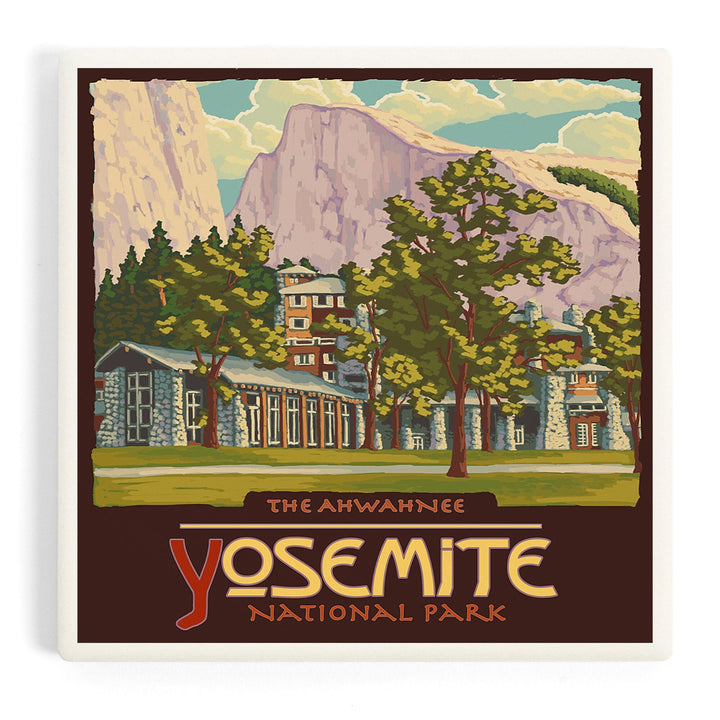Yosemite National Park, California, The Ahwahnee and El Capitan, Coasters Coasters Lantern Press 