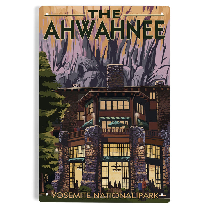 Yosemite National Park, California, The Ahwahnee, Metal Signs Metal Lantern Press 