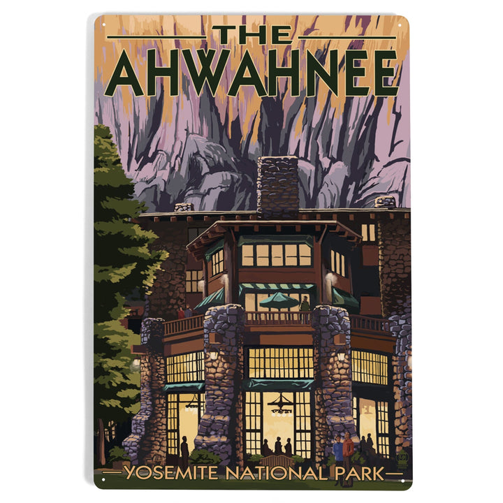 Yosemite National Park, California, The Ahwahnee, Metal Signs Metal Lantern Press 