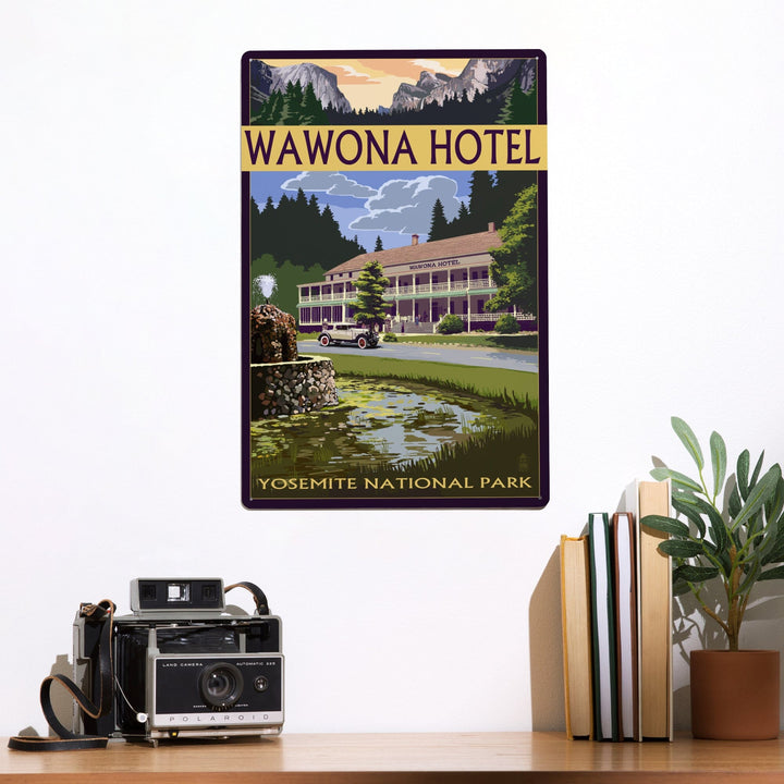 Yosemite National Park, California, Wawona Hotel, Metal Signs Metal Lantern Press 