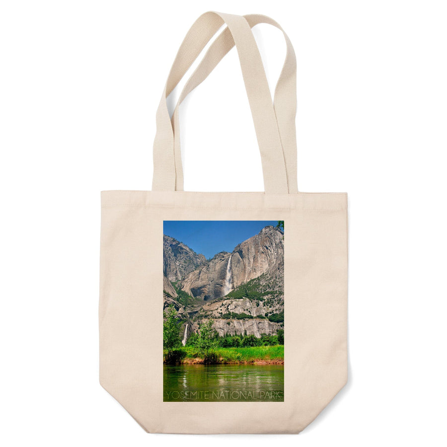 Yosemite National Park, California, Yosemite Falls, Lantern Press Photography, Tote Bag Totes Lantern Press 